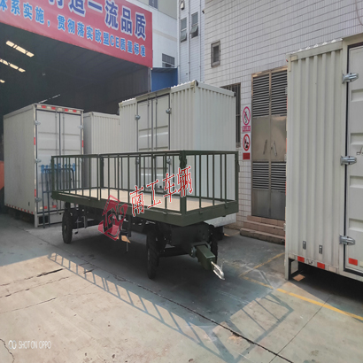 1769073288329932.jpg 5噸護欄型平板拖車軍綠色I.jpg